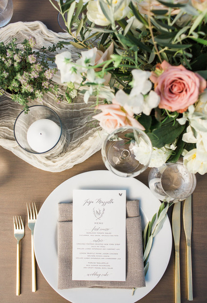 Elegant place setting Inspiration