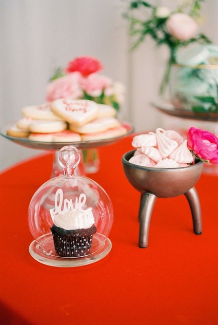 Valentine's Day dessert table inspiration Inspiration