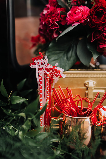Valentine's drink stirrers