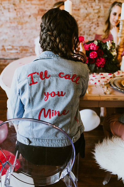 Custom jean jacket