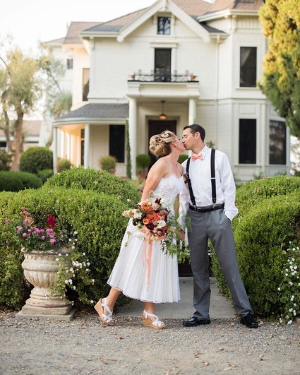 Vintage Valentine's wedding inspiration