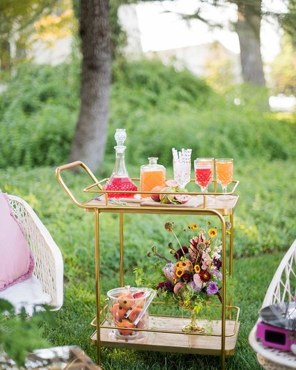 Vintage bar cart Inspiration