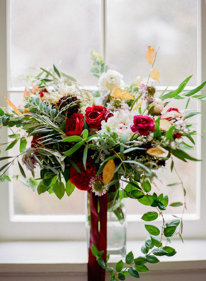 Winter wedding flowers