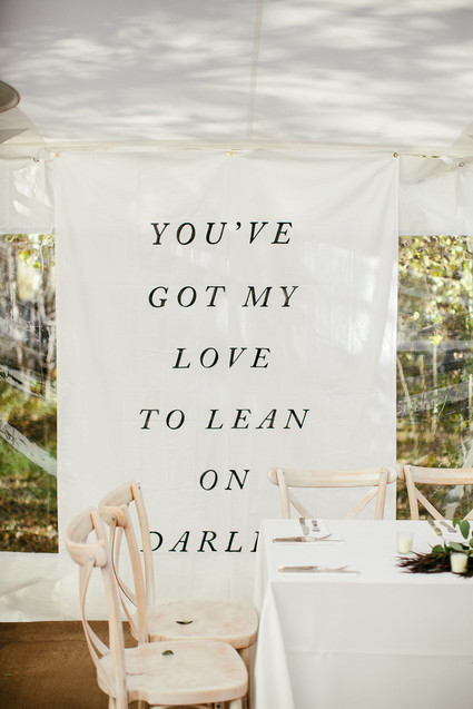 Wedding sign