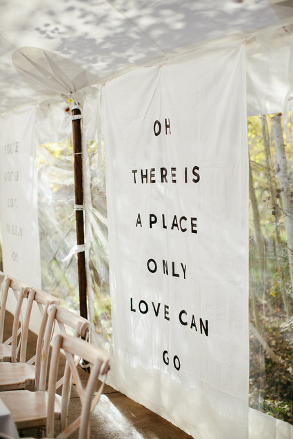 Wedding sign