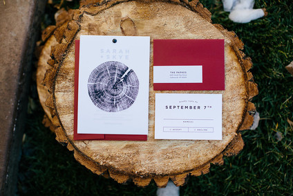 Fall wedding invitations
