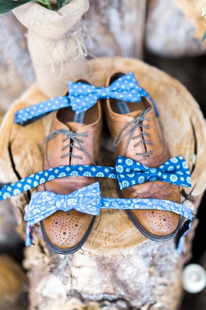 Blue bowties