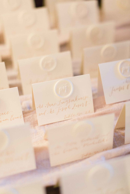Elegant place cards Inspiration