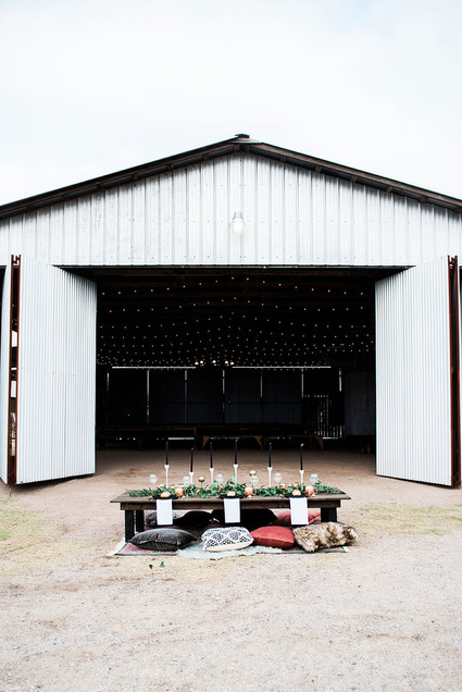 Modern farm wedding inspiration