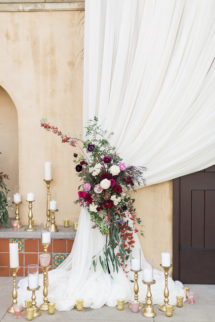 Romantic Valentine's garden wedding inspiration