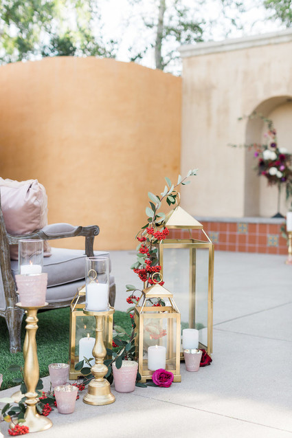 Romantic Valentine's inspired garden wedding inspiration Inspiration