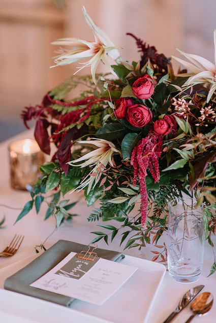 Winter wedding flowers