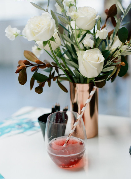 Modern gender reveal party