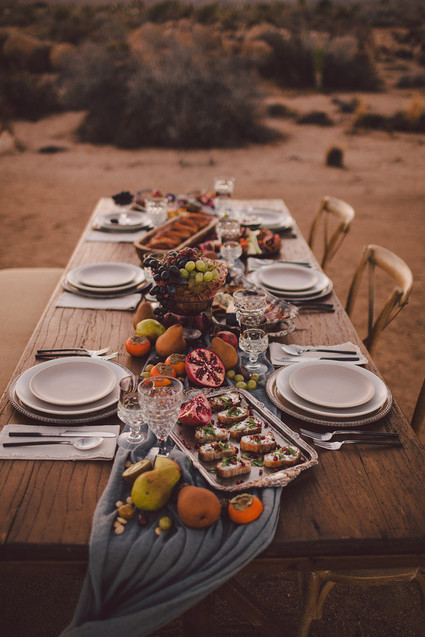 Desert tablescape