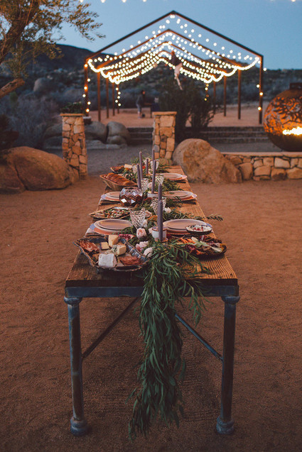 Desert tablescape