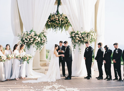Elegant wedding ceremony