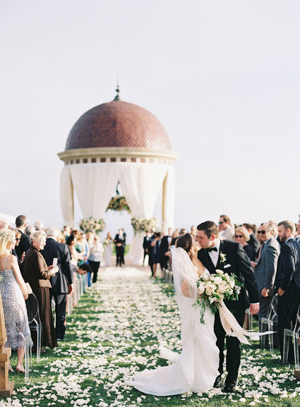 Elegant California wedding ceremony