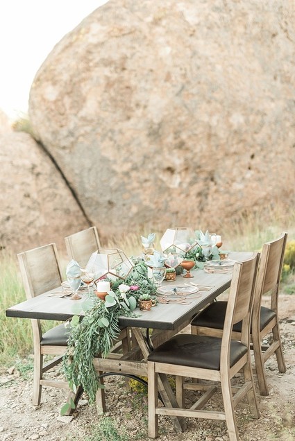Desert tablescape