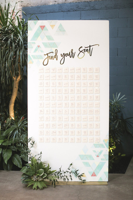 Modern seating chart