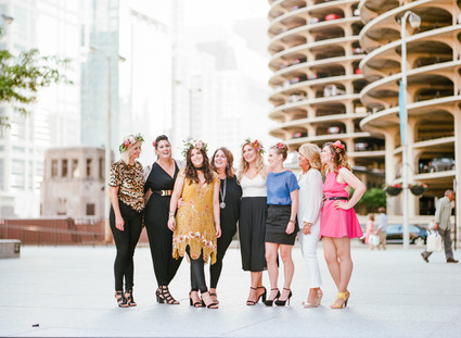 Bachelorette weekend in downtown Chicago