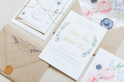 Spring wedding invitations