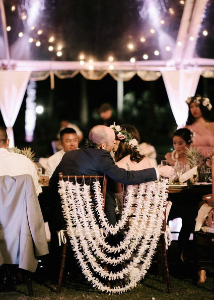 Bride and groom chairs