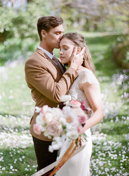 Spring wedding portrait