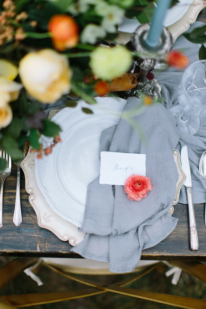 Romantic place setting Inspiration