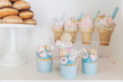 Pastel bakery 1st birthday party Inspiration