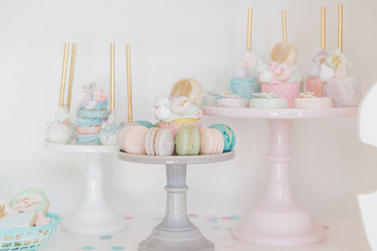 Pastel bakery 1st birthday party Inspiration