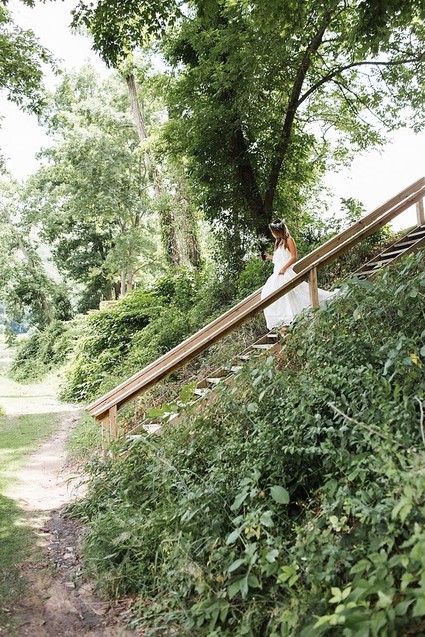 Bohemian summer camp wedding