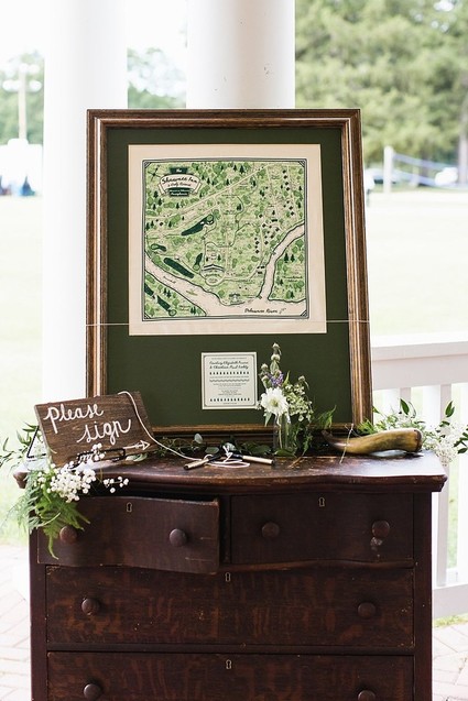 Bohemian summer camp wedding