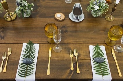 Fern place settings Inspiration