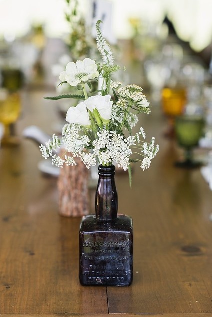 White centerpieces
