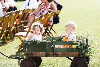 Bohemian summer camp wedding