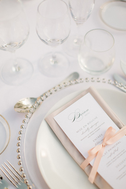 Elegant place setting Inspiration