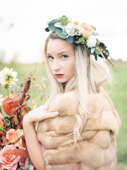 Romantic caramel color wedding inspiration Inspiration