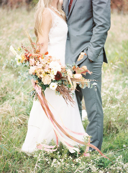 Fall bridal bouquet