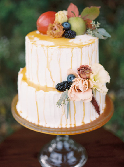 Carmel wedding cake