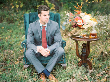 Fall groom attire