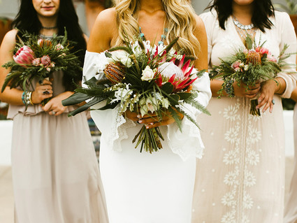 King protea bouquet