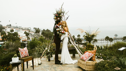 Bohemian wedding at Casa Romantica