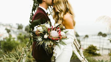 King protea bouquet