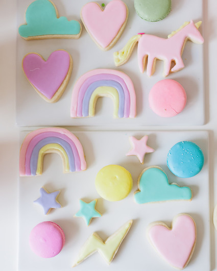 rainbow sugar cookies