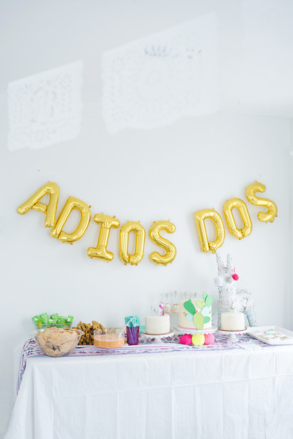 Modern cactus birthday party