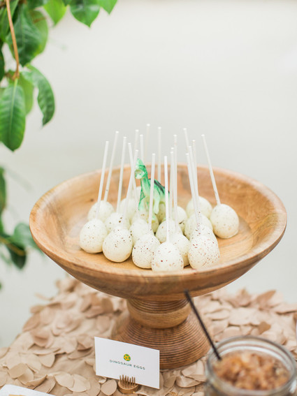 Modern dinosaur 1st birthday party