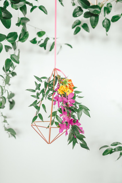 Bright floral baby shower