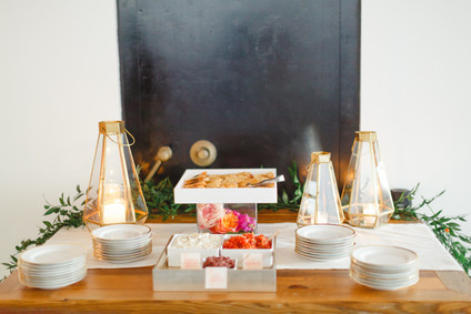 Bright floral baby shower