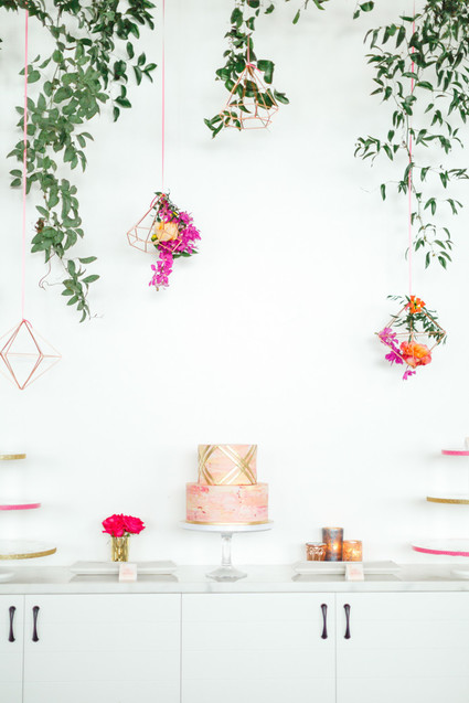 Bright floral baby shower