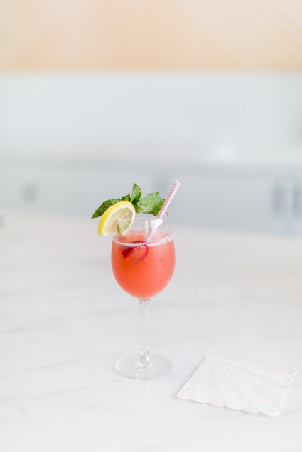 Bright floral baby shower